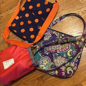 Vera Bradley purse plus 2 more bags all good used condition